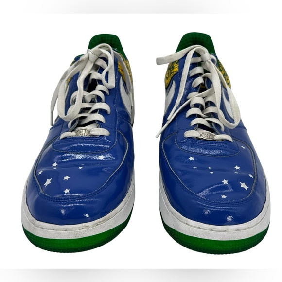 Nike AIR FORCE 1 PREMIUM COLLECTION ROYALE 'RONALDINHO' Size 18 - RARE - Picture 3 of 16